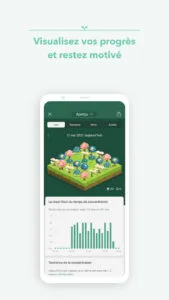 Applications pour limiter le temps d’écran: Forest progrès